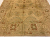 7x10 Beige and Beige Turkish Oushak Rug