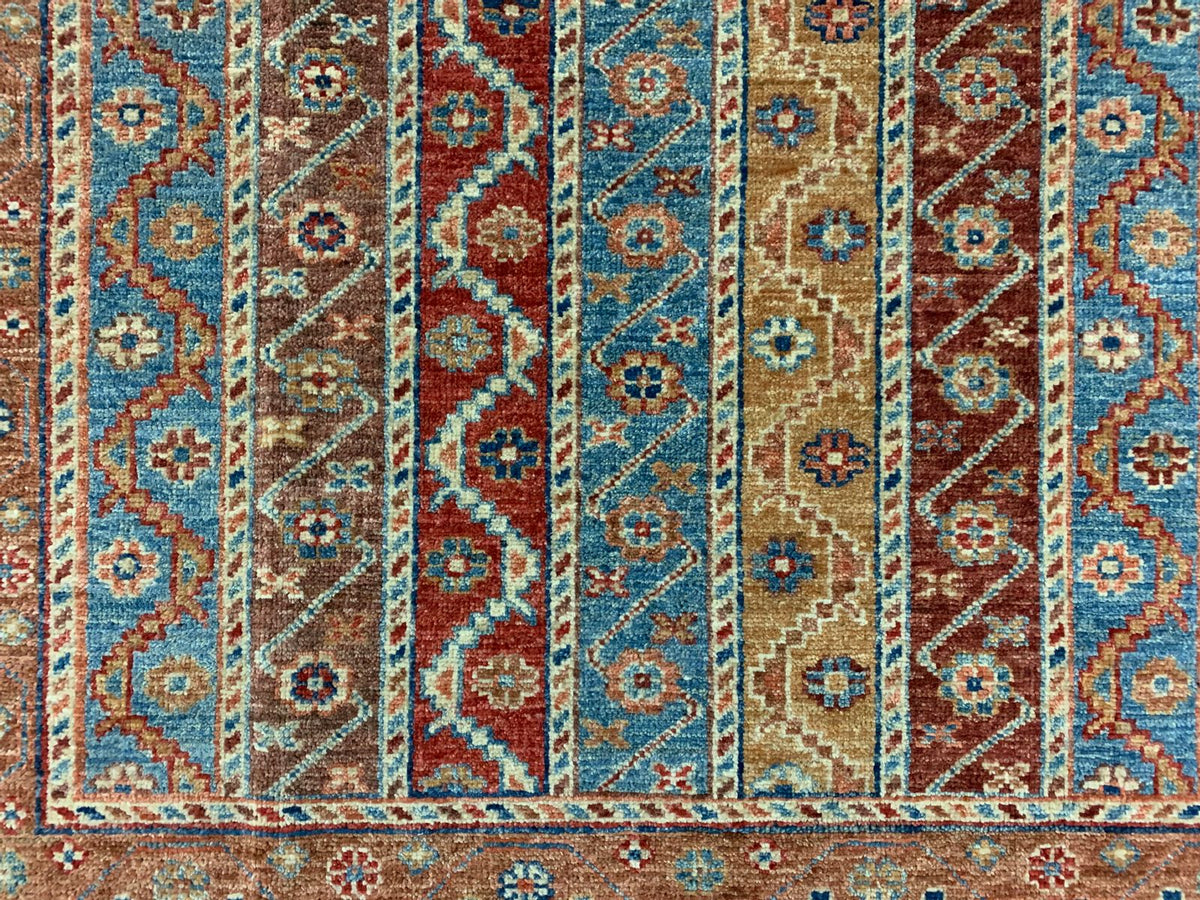 6x8 Multicolor Turkish Tribal Rug