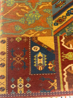 6x8 Vintage Turkish Patchwork Rug