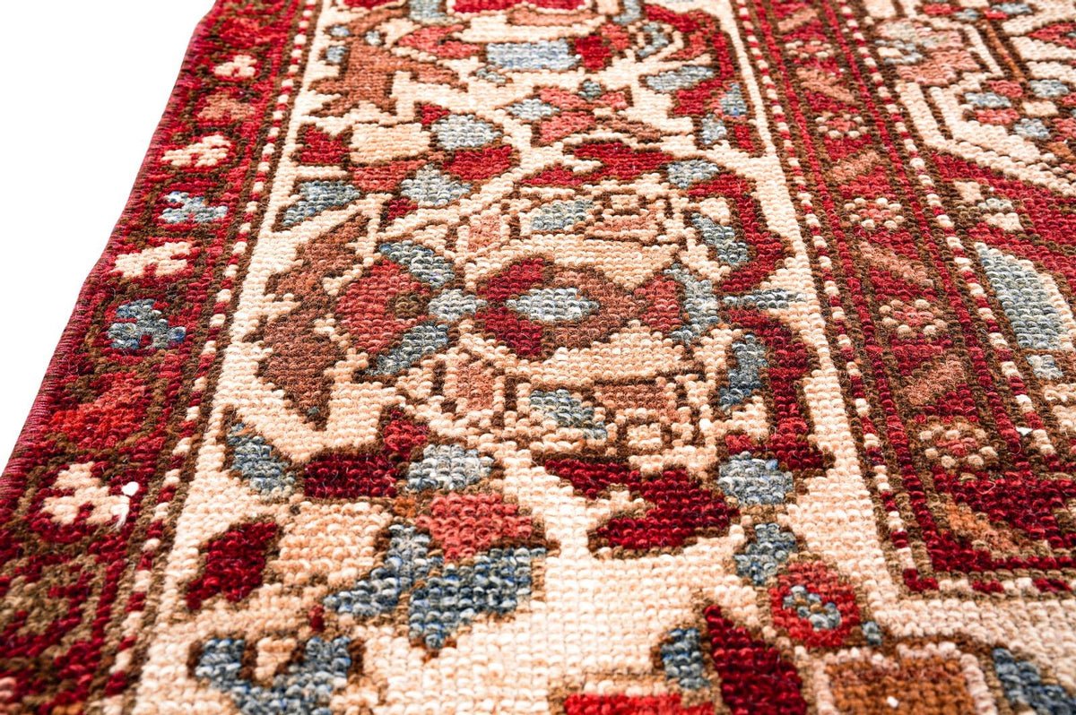 5x7 Red and Beige Persian Rug