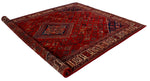 8x12 Red and Ivory Persian Rug
