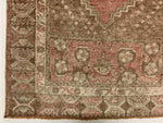 3x8 Red and Beige Turkish Tribal Runner
