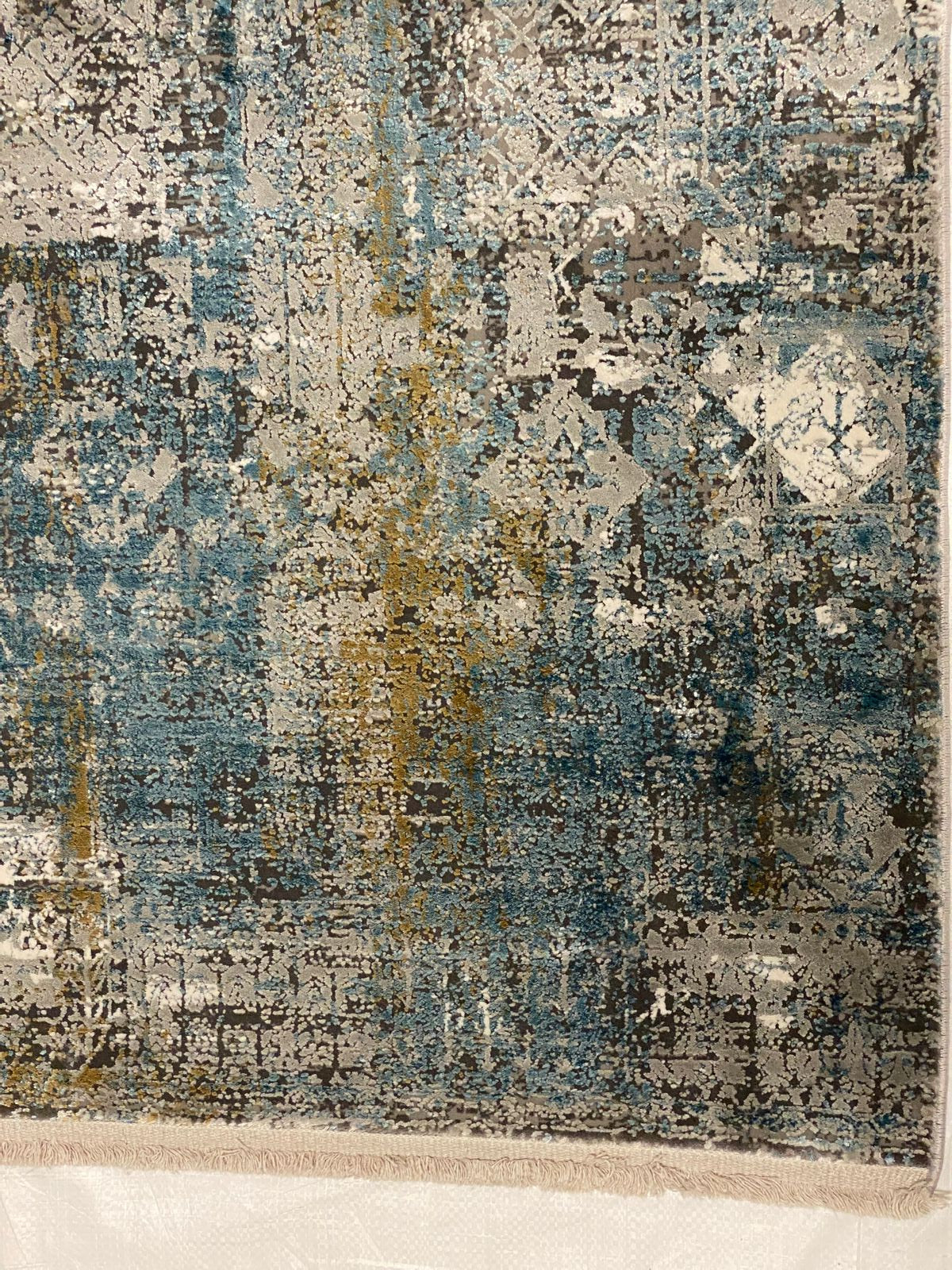 6x10 Blue and White Turkish Antep Rug