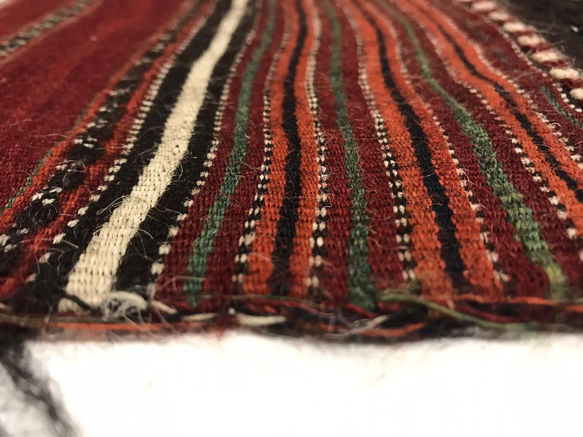 Vintage Handmade 4x7 Multicolor Anatolian Turkish Tribal Distressed Area Rug