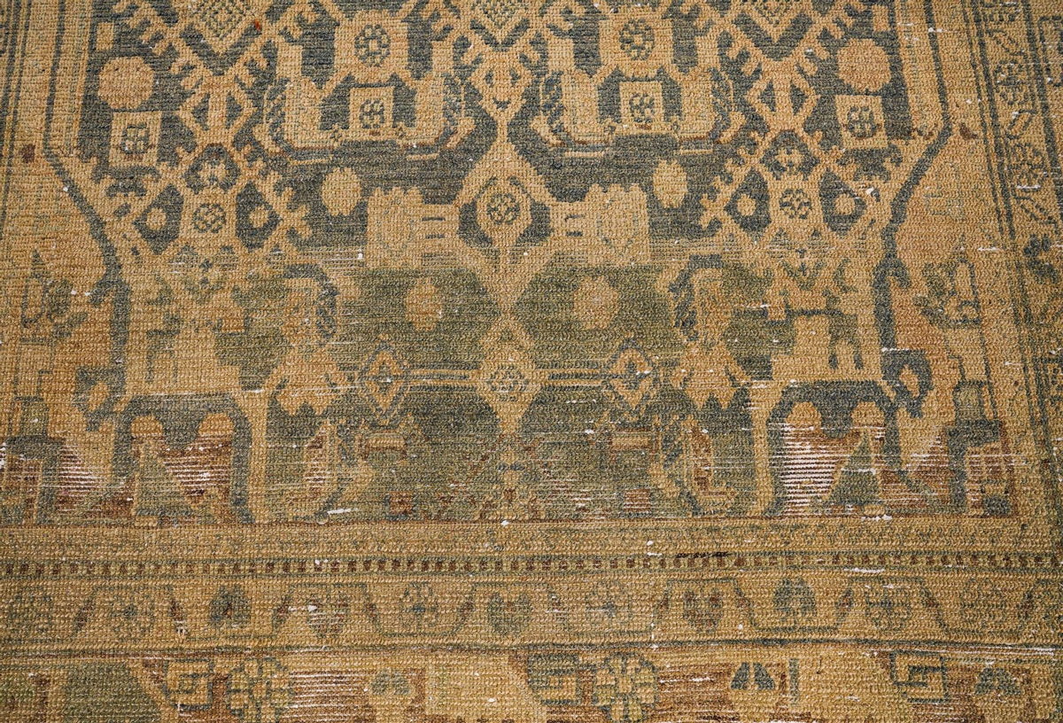 4x8 Brown Persian Traditional Runner