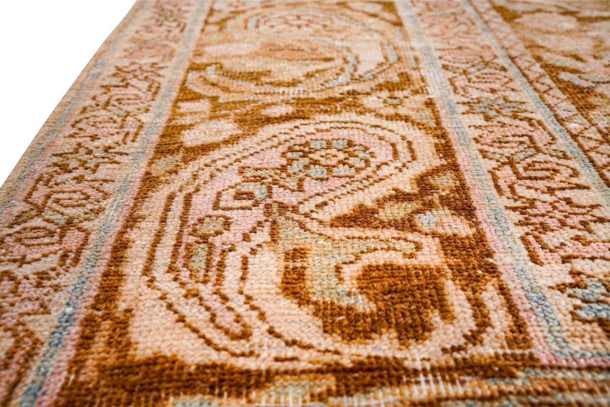 4x7 Beige and Brown Persian Rug