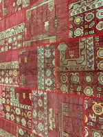 8x10 Red and Multicolor Turkish Tribal Rug