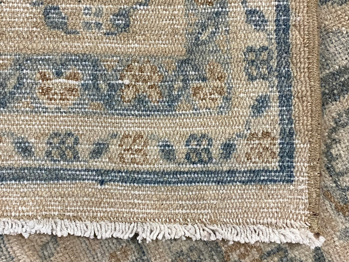 7x10 Peach and Green Persian Traditional Rug