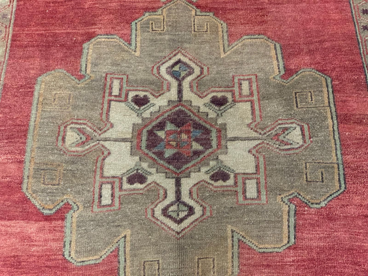 5x11 Rust and Ivory Turkish Tribal Runner