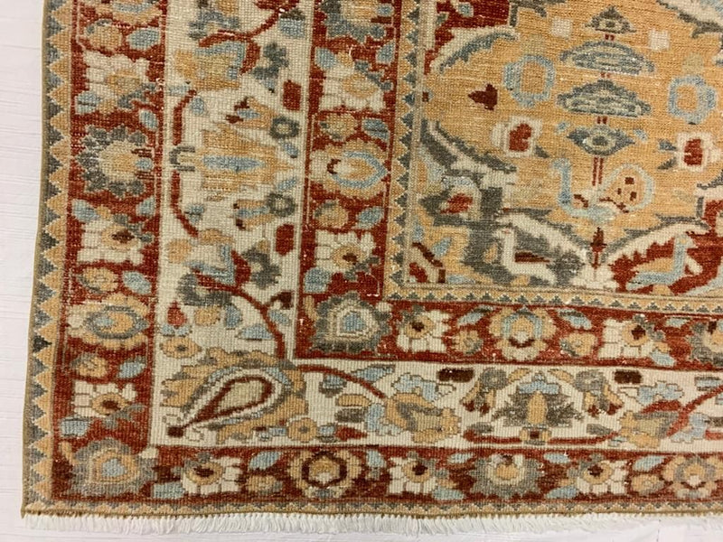 7x10 Multicolor and Red Persian Rug