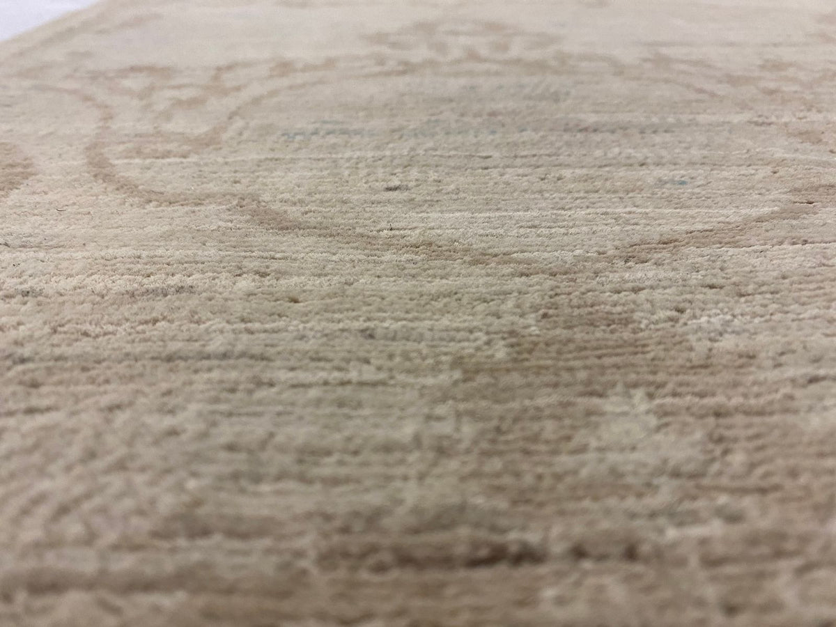 3x9 Ivory and Beige Persian Runner