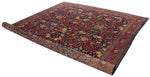 9x12 Navy and Red Persian Traditional Rug