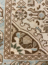 2x20 Beige And Blue Persian Traditional Runner