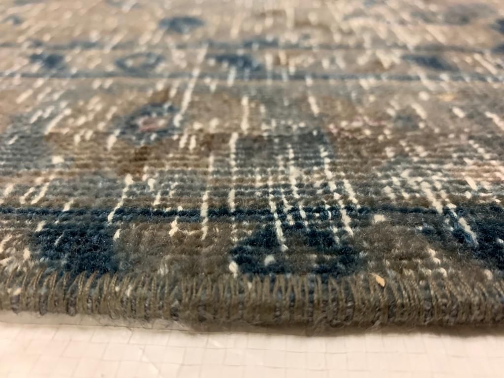 11x16 Navy Blue and Gray Persian Traditional Rug