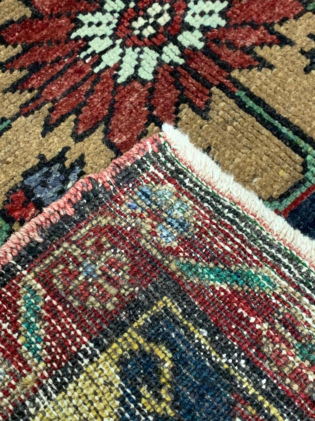 5x11 Red and Gold Turkish Tribal Runner