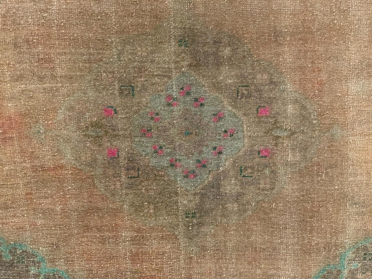 5x11 Camel and Green Turkish Tribal Runner
