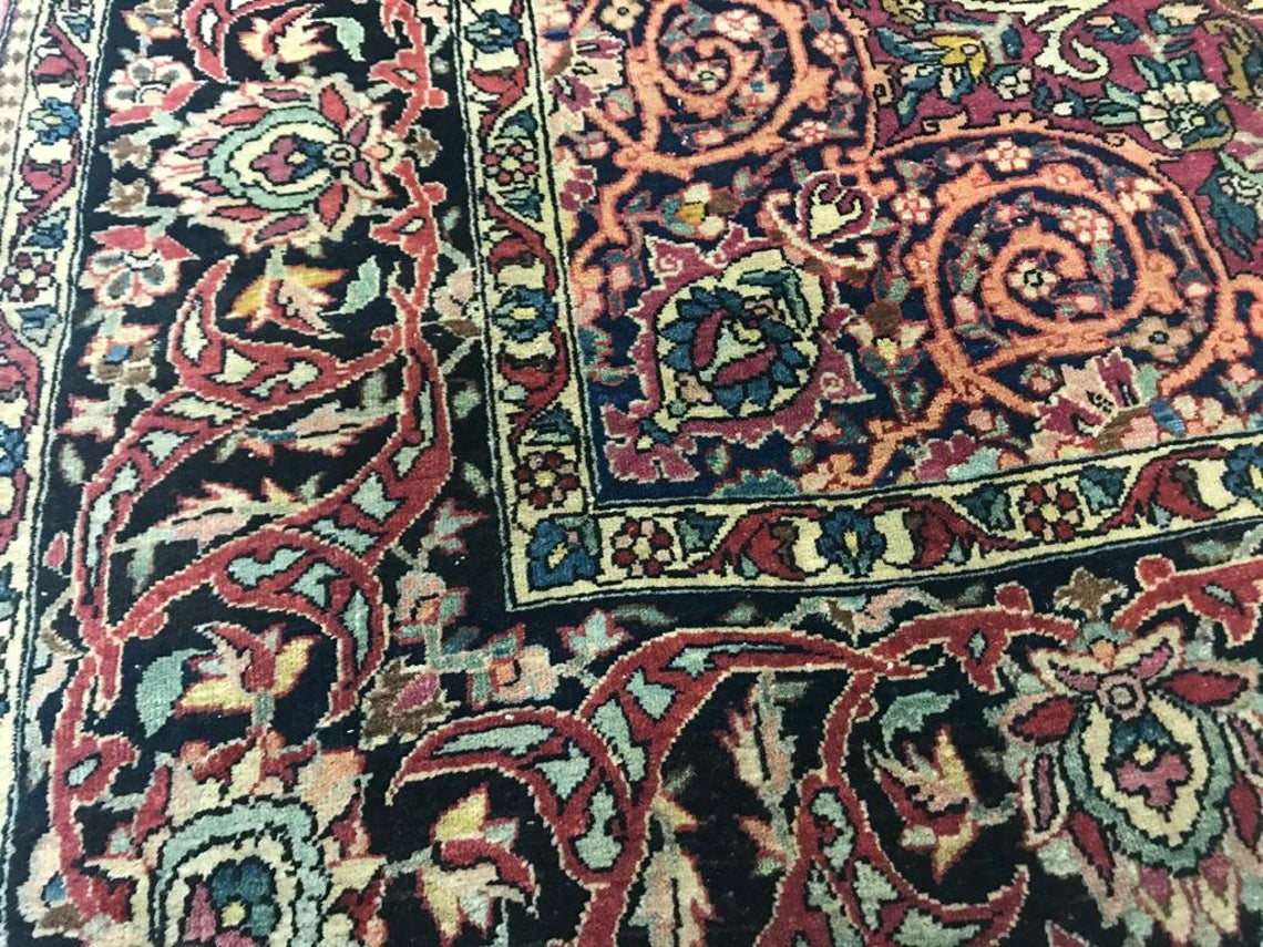 5x7 Red and Black Persian Traditional Rug
