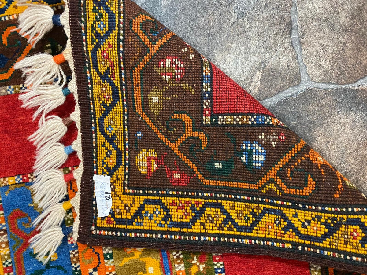 5x7 Multicolor Turkish Tribal Rug