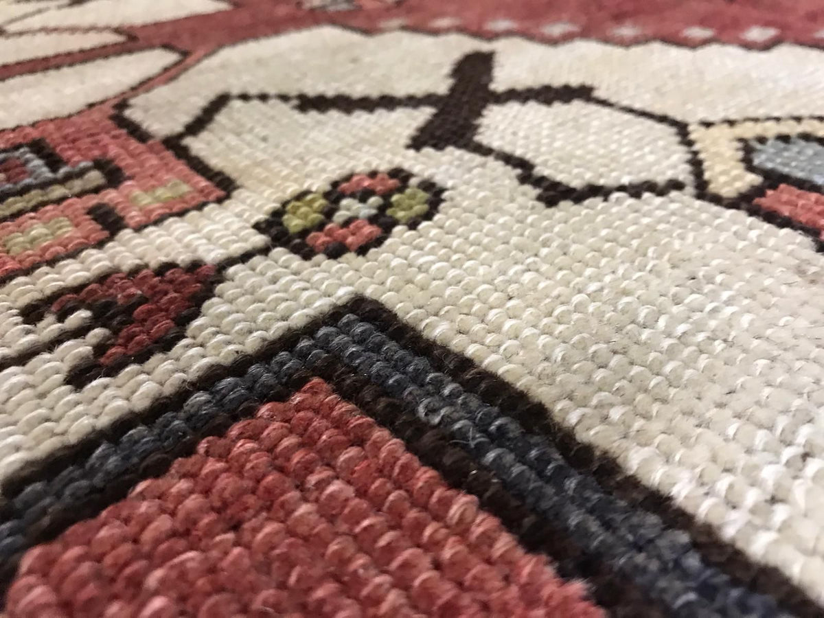 5x11 Red and Gray Turkish Tribal Runner