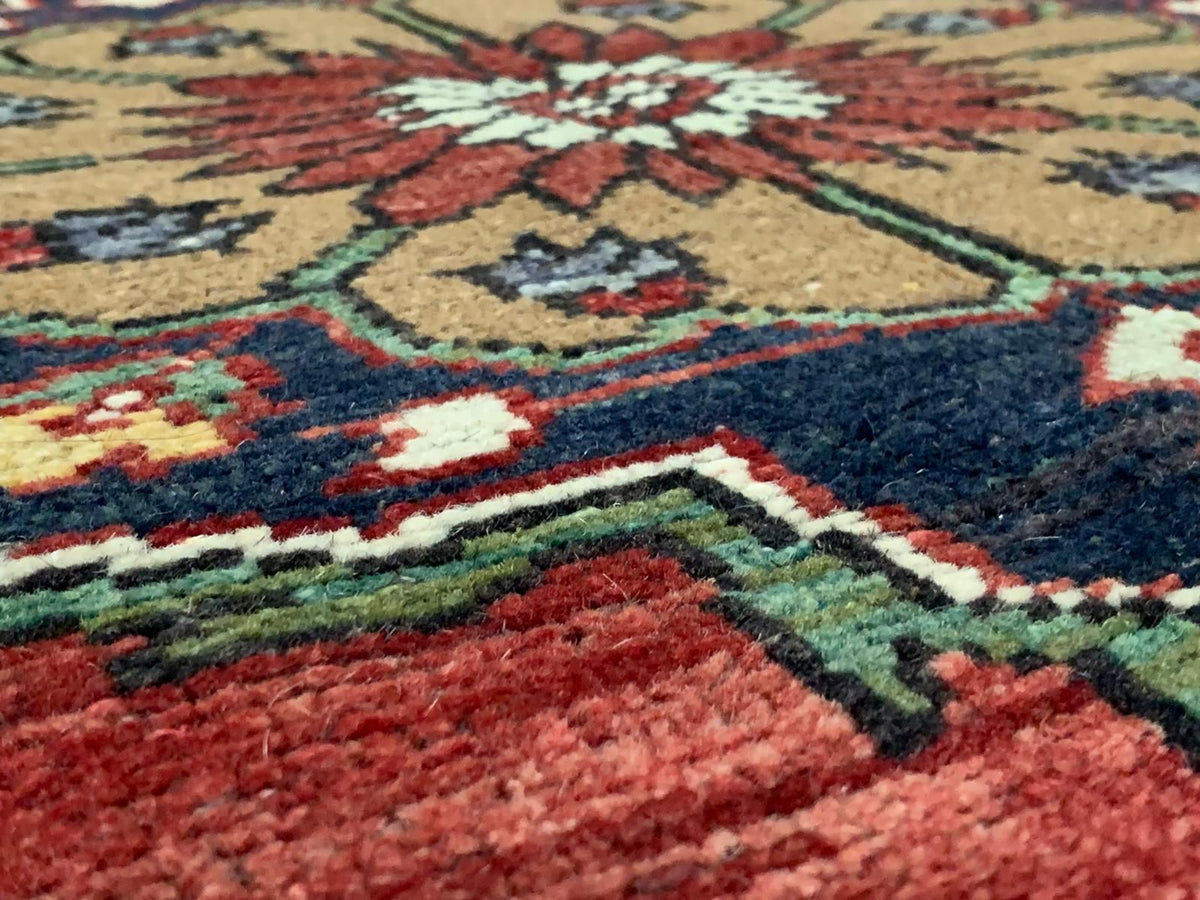 5x11 Red and Gold Turkish Tribal Runner