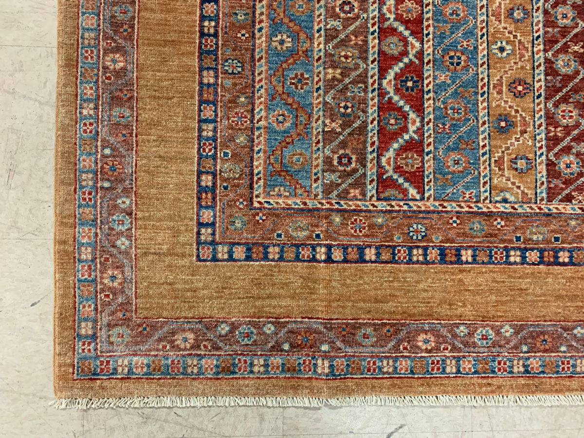 6x8 Multicolor Turkish Tribal Rug