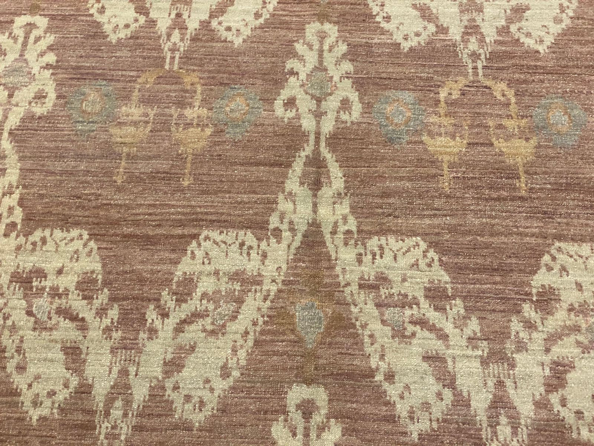 6x8 Blue and Ivory Modern Contemporary Rug