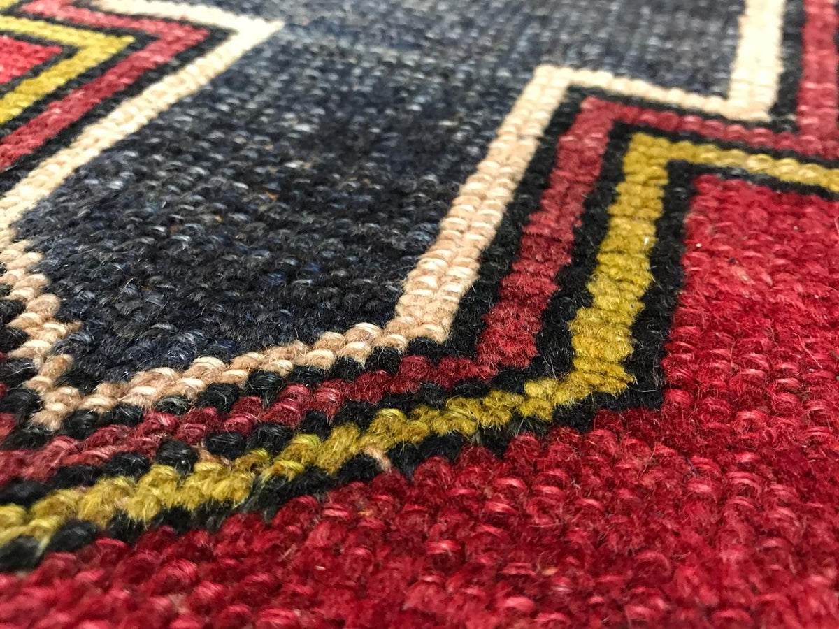 5x10 Red and Gold Turkish Tribal Runner