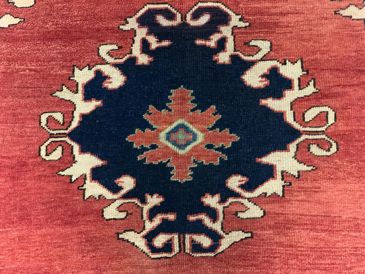5x11 Red and Ivory Turkish Tribal Runner