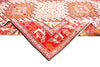 7x9 Red and Beige Turkish Patchwork Rug