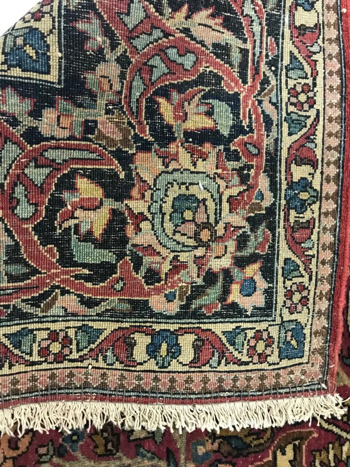 5x7 Red and Black Persian Traditional Rug