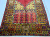 5x10 Red and Gold Turkish Tribal Runner