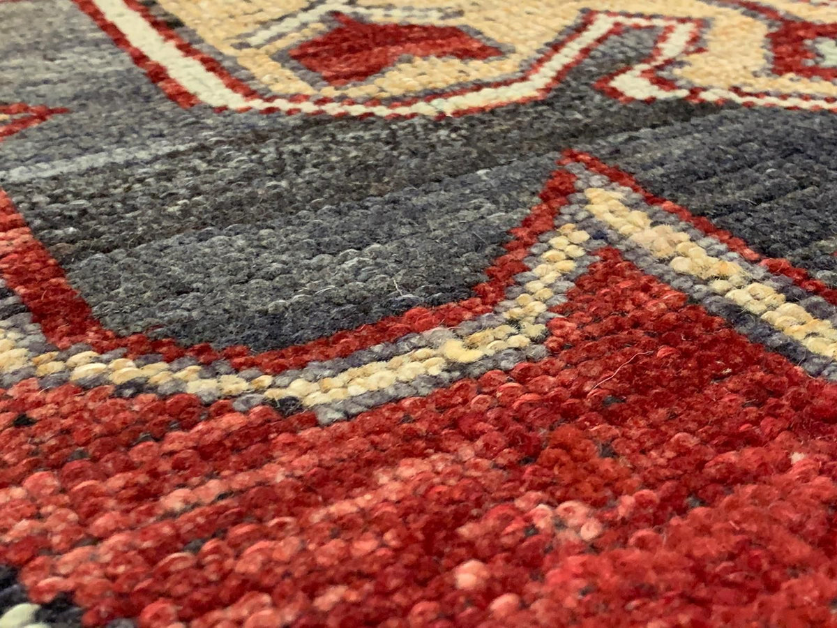 5x11 Red and Ivory Turkish Tribal Runner