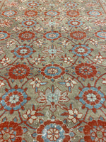 5x7 Red and Blue Persian Tribal Rug