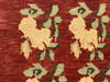 4x8 Red and Ivory Turkish Tribal Rug