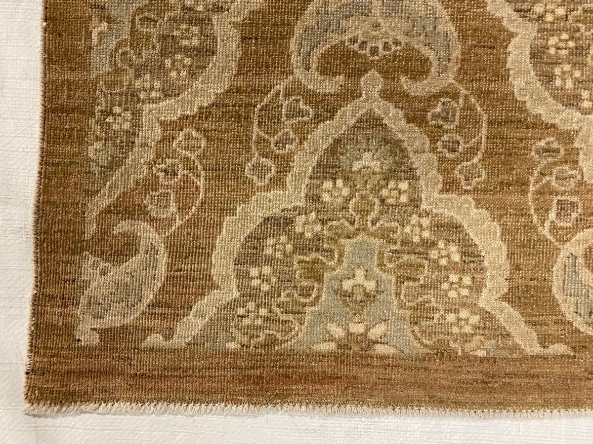 9x12 Brown and Blue Modern Contemporary Rug