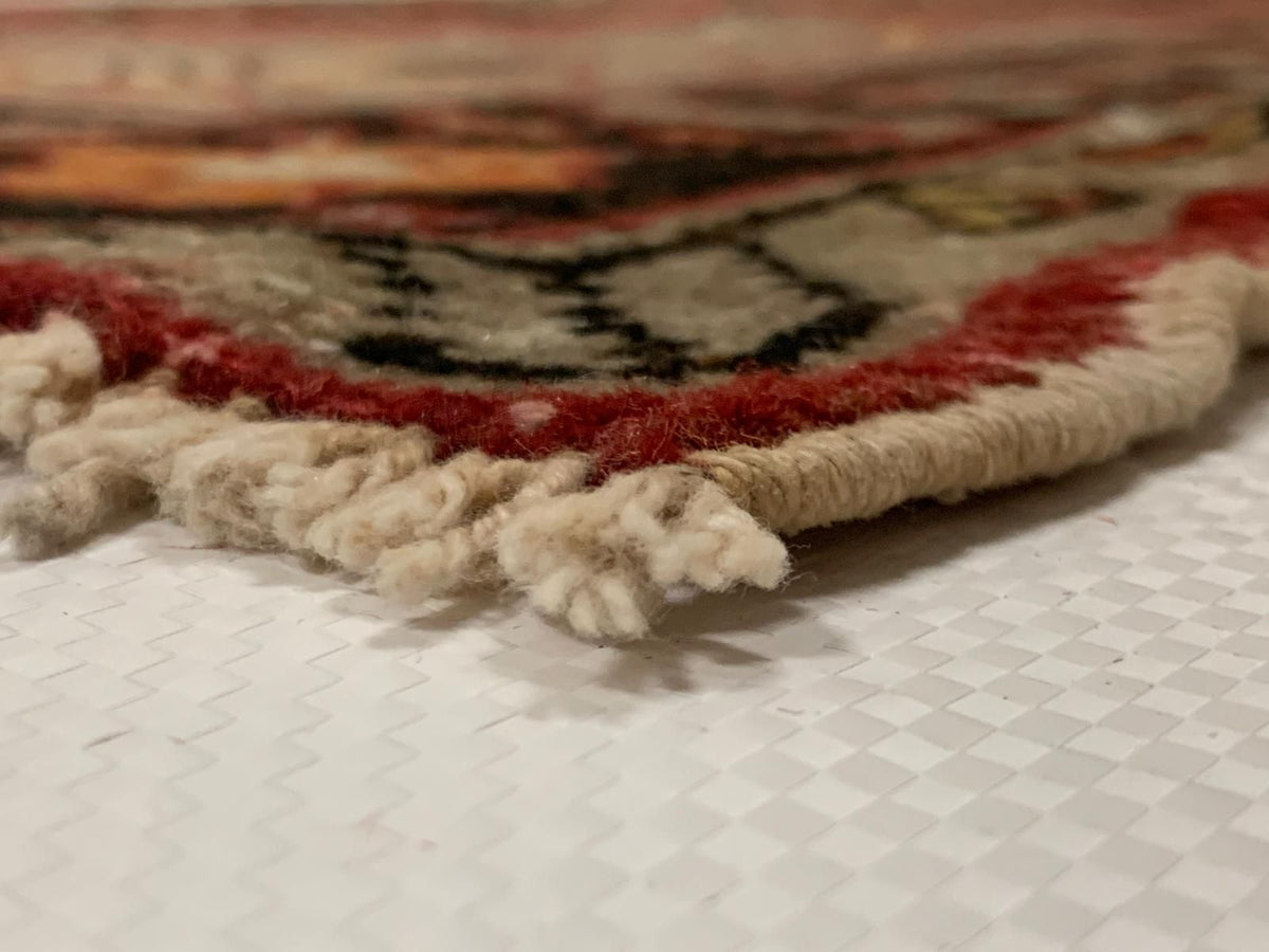 5x8 Red and Black Turkish Tribal Rug