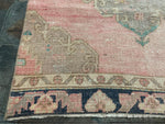 3x12 Pink and Navy Turkish Tribal Runner