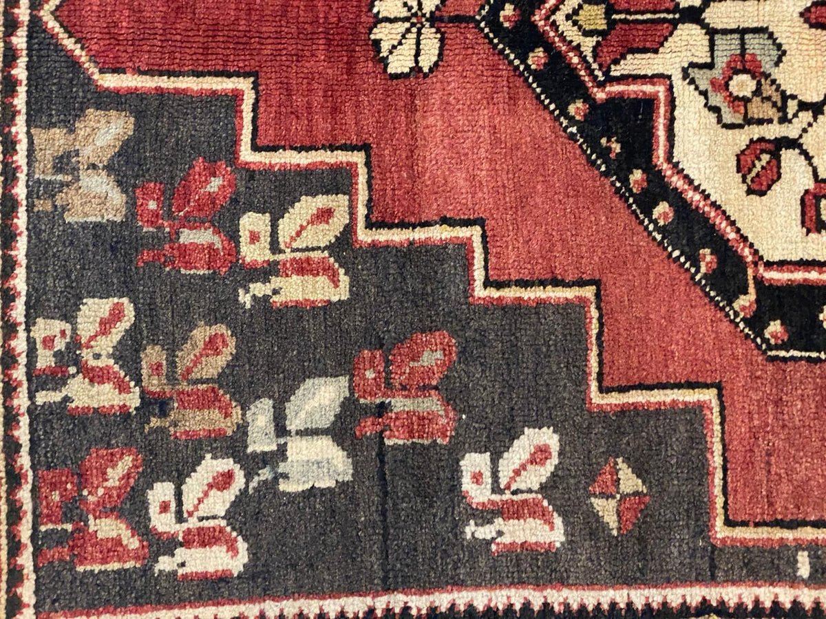 4x8 Rust and Ivory Turkish Tribal Runner