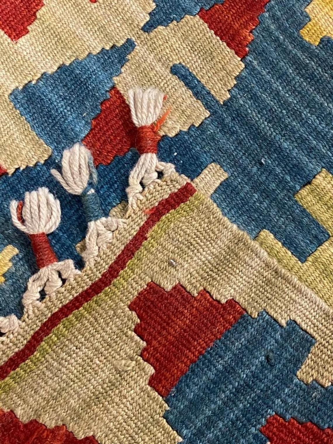 4x6 Multicolor Turkish Tribal Rug