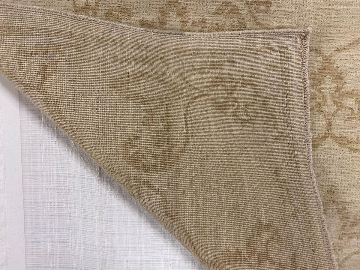 6x9 Ivory and Beige Persian Rug