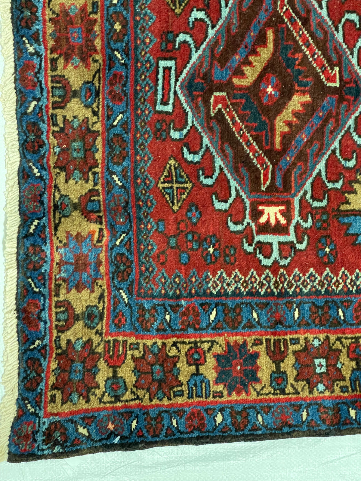 3x11 Red and Gold Persian Runner