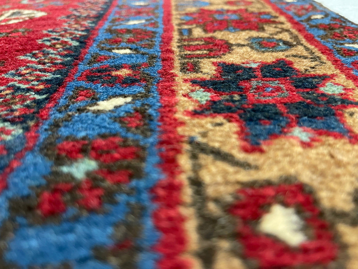 3x11 Red and Gold Persian Runner