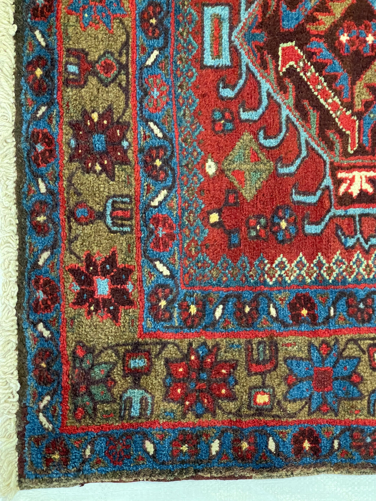 3x11 Red and Gold Persian Runner