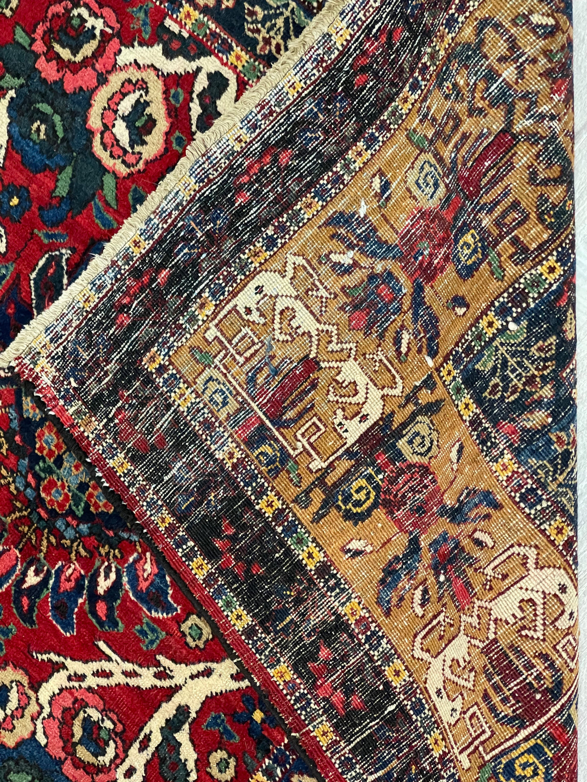 10x12 Red and Gold Persian Rug