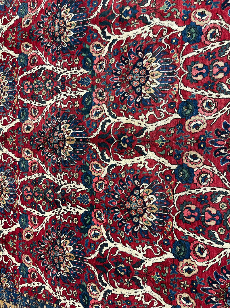 10x12 Red and Gold Persian Rug