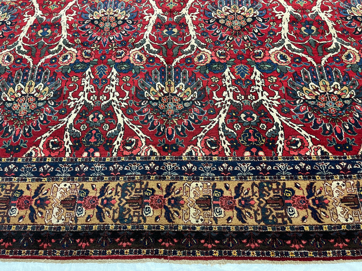 10x12 Red and Gold Persian Rug
