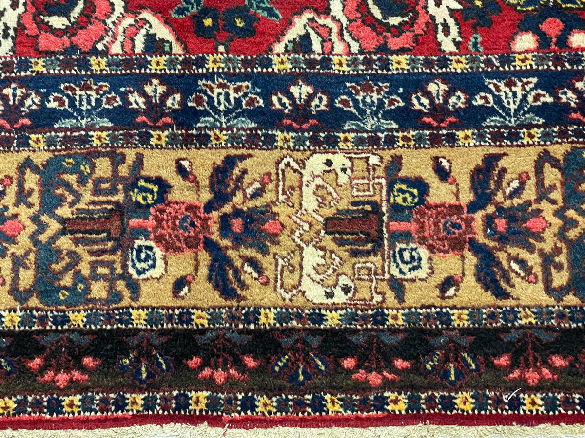 10x12 Red and Gold Persian Rug
