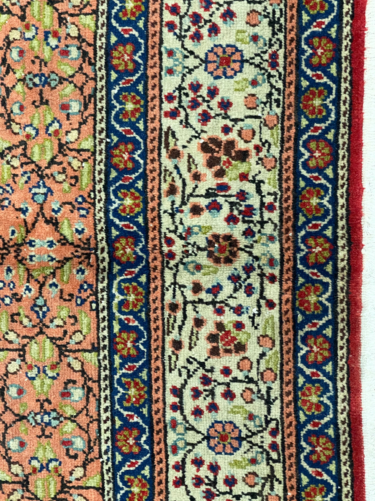 7x10 Pink and Ivory Turkish Traditional Rug