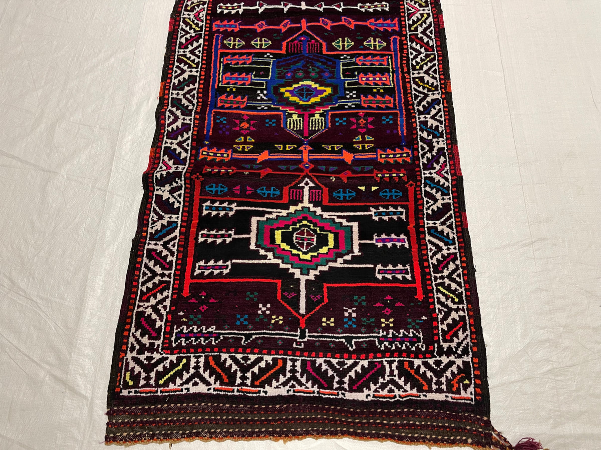 3x11 Multicolor Turkish Tribal Runner