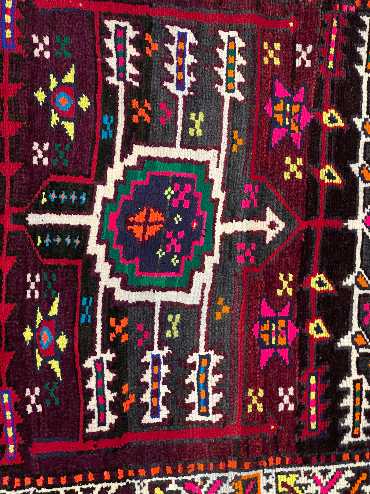 3x11 Multicolor Turkish Tribal Runner